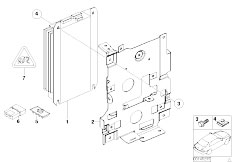 E53 X5 3.0i M54 SAV / Audio Navigation Electronic Systems Amplifier Holder Hi Fi Professional Dsp