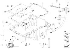 E46 320Cd M47N Coupe / Engine/  Oil Pan Oil Level Indicator