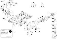 E83N X3 2.0i N46 SAV / Front Axle/  Final Drive Front Axle Parts 4 Wheel