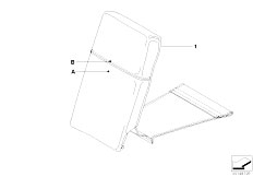E53 X5 3.0i M54 SAV / Individual Equipment Individual Armrest Rear Leather