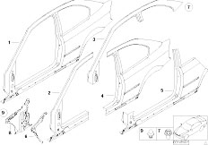 E46 320td M47N Compact / Bodywork/  Body Side Frame