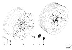 E85 Z4 3.0si N52 Roadster / Wheels/  Bmw La Wheel Ellipsoid Styling 202