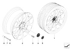 E85 Z4 2.0i N46 Roadster / Wheels/  Bmw La Wheel Star Spoke 200