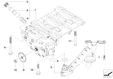 E83 X3 2.0i N46 SAV / Engine Oil Pump And Compensating Shaft Unit