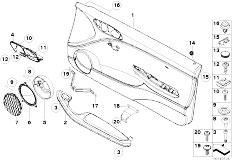 E46 M3 CSL S54 Coupe / Vehicle Trim/  Door Trim Panel