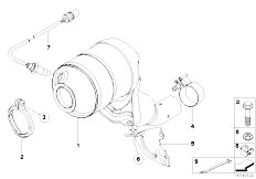 E87 120d M47N2 5 doors / Exhaust System Catalyst Lambda Probe