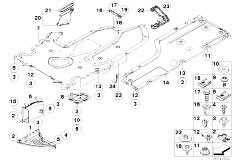 E63 M6 S85 Coupe / Vehicle Trim Shield Engine Comp Underfloor Panelling