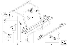 E53 X5 3.0i M54 SAV / Universal Accessories Rear Carrier