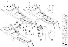 E87 118i N46 5 doors / Vehicle Trim/  Centre Console