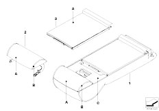 E60N 525xd M57N2 Sedan / Individual Equipment/  Ind Armrest Load Through Syst Basic Seat