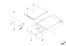 E60 520d M47N2 Sedan / Individual Equipment/  Ind Armrest Load Through Syst Comf Seat