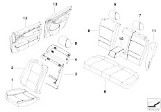 E39 530d M57 Touring / Individual Equipment/  Ind Series 30 Years Bmw M Ka127 2 Part