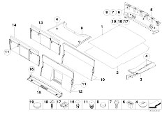 E63 650i N62N Coupe / Vehicle Trim Trunk Trim Panel