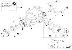 E87 120d M47N2 5 doors / Rear Axle/  Differential Drive Output