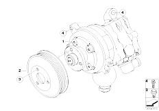 E63 630i N52 Coupe / Steering/  Power Steering Pump Dynamic Drive