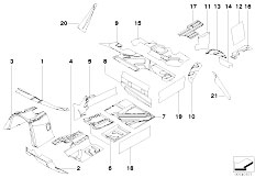 E83N X3 2.0d M47N2 SAV / Vehicle Trim/  Sound Deadener