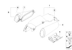 E83 X3 2.0d M47N2 SAV / Fuel Preparation System Suction Silencer Filter Cartridge