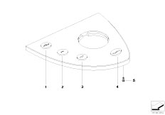 E64 M6 S85 Cabrio / Vehicle Electrical System/  Smg Preselection Lever Switch Panel