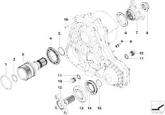 E46 330xd M57 Sedan / Transfer Box/  Single Parts F Transfer Case Nv 124