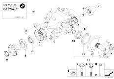 E92 320xd N47 Coupe / Rear Axle/  Differential Drive Output