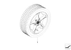 E85 Z4 2.5i N52 Roadster / Wheels Winter Complete Wheel Star Spoke 102