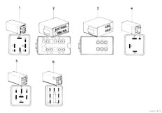 E30 320i M20 2 doors / Engine Electrical System/  Petrol Pump Relay