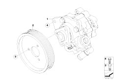 E64 M6 S85 Cabrio / Steering Power Steering Pump