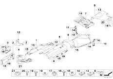 E87 116i N45 5 doors / Vehicle Trim Heat Insulation