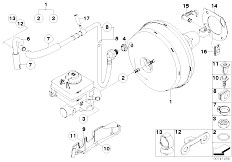 E61 530i N52 Touring / Brakes/  Power Brake Unit Depression