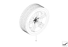 E60 M5 S85 Sedan / Wheels/  Winter Complete Wheel Double Spoke 184m