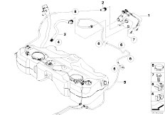 E61N M5 S85 Touring / Fuel Supply Activated Carbon Container Fuel Ventilat