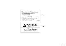 E53 X5 4.4i N62 SAV / Equipment Parts Labels-4