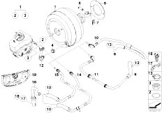 E92 325d M57N2 Coupe / Brakes/  Power Brake Unit Depression-2