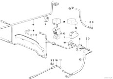 E32 750i M70 Sedan / Engine Electrical System/  Battery Cable