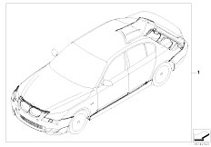E60 530xd M57N2 Sedan / Vehicle Trim/  Retrofit M Aerodynamic Kit