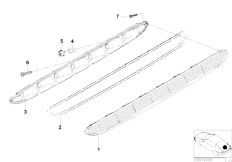 Z3 Z3 3.0i M54 Roadster / Lighting/  Third Stoplamp-2