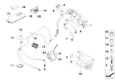 E65 730d M57N2 Sedan / Front Axle/  Valve Block And Add On Parts Dyn Drive