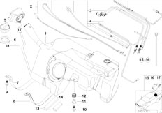 Z3 Z3 M3.2 S54 Roadster / Fuel Supply Plastic Fuel Tank