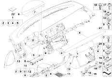 E87 118i N46 5 doors / Vehicle Trim/  Trim Panel Dashboard