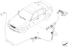 E90 328i N51 Sedan / Lighting/  Door Handle Illumination