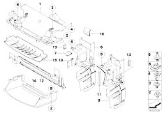 E36 316i M43 Sedan / Vehicle Trim/  Air Duct