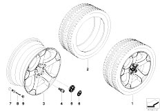 E53 X5 4.4i N62 SAV / Wheels/  Bmw La Wheel Y Spoke 131-2