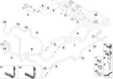 E53 X5 3.0d M57 SAV / Fuel Supply/  Fuel Pipe Diesel Pump