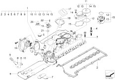 E91 320d M47N2 Touring / Engine/  Cylinder Head Cover