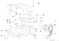 E36 316i M43 Sedan / Engine/  Intake Manifold System-2