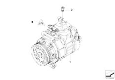 E91 335d M57N2 Touring / Heater And Air Conditioning/  Air Conditioner Compressor