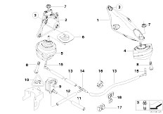 E83 X3 3.0d M57N2 SAV / Engine And Transmission Suspension Engine Suspension