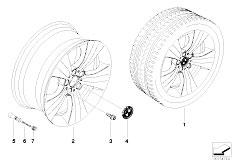 E70 X5 3.0si N52N SAV / Wheels/  Bmw La Wheel Star Spoke 213