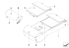 E60N 520i N43 Sedan / Individual Equipment/  Individual Armrest Of Rear Sports Seat