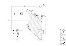 E83N X3 3.0sd M57N2 SAV / Radiator/  Additional Radiator